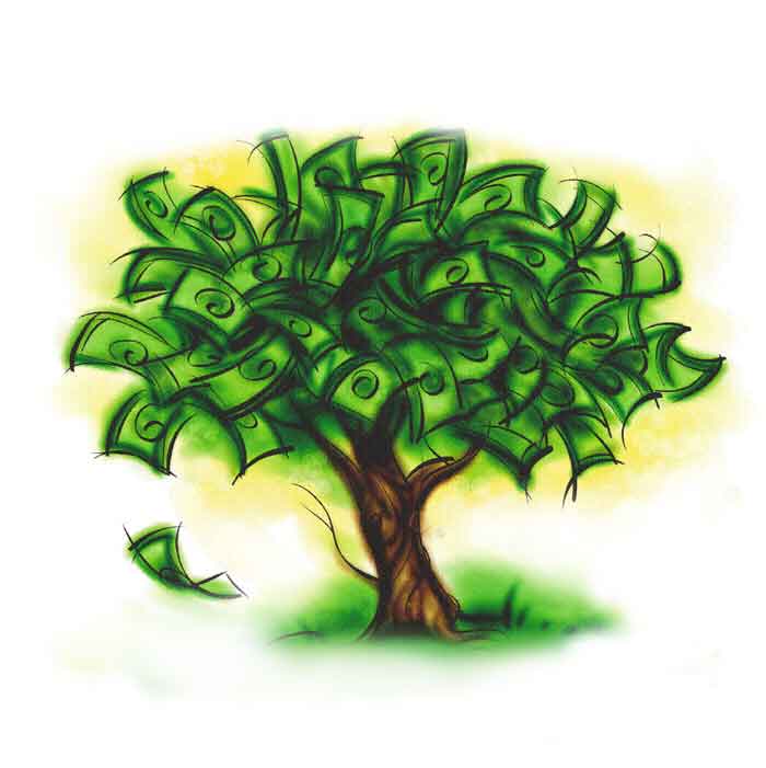 free clip art money tree - photo #50